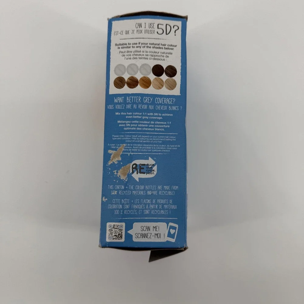 Tints of Nature 5D Light Golden Brown‎ Permanent Hair Colour Vegan Cruelty-Free